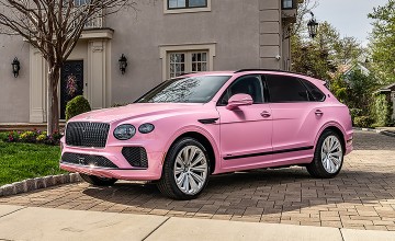 Bespoke Bentley pretty in pink